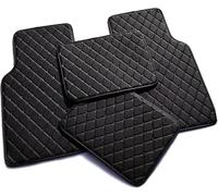 Alfombrillas de Coche para Hyundai Tucson Plug-in Hybrid/NX4 PHEV 2021-2026, Premium Cuero Antideslizantes y Resistentes Alfombras Piezas Interiores,A/All Black