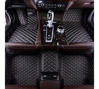 Alfombrillas de Coche para Jaguar F-Type/X-Type/S-Type, Alfombrillas Envolventes Completas, Juego de Alfombrillas de Coche de Cuero Impermeables, Black Gold