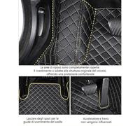Alfombrillas de Coche para Skoda Fabia 2019 Combi 2018-,Instalación Rápida Alfombrillas, Hidrófugas, Fácil Limpiar, Protección Alfombra, Cuero Premium, Ajuste Mejorado, Uso Todo el Año