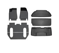 Alfombrillas de Coche para Tesla para Modelo X 6 Plazas 2016-2024 Esteras para Maletero Revestimientos Carga Suelo Alfombrillas Cubierta Interior(Full Set 16-20)