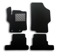 Alfombrillas de Coche Peugeot 1007 de 2005 a 2010, fijación fijada, a Medida, Antideslizantes, talonera de Goma Reforzada