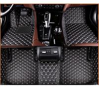 Alfombrillas De Coche Pie Personalizadas para X5 Five Seat E70 2008 2009 2010 2011 2012 2013 Alfombras De Coche(Black-Beige)