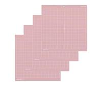 Alfombrillas de corte para Cricut, 4 alfombrillas de corte para Cricut Explore One/Air/Air 2/Maker (agarre estándar, agarre ligero, agarre fuerte, agarre de tela), accesorios de repuesto para Cricut