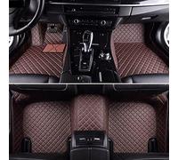 Alfombrillas De Cuero para Coche para Subaru para Forester 2009 2014 para Legado 2007 XV para Impreza Alfombras De Coche(Café)