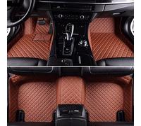 Alfombrillas De Cuero para Coche para Subaru para Forester 2009 2014 para Legado 2007 XV para Impreza Alfombras De Coche(Marrón)