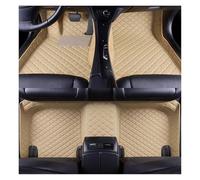 Alfombrillas De Cuero para El Piso del Coche para Ford para Mustang 2011-2014 2015-2023 Accesorios Interiores Impermeables Alfombrillas Coche(Beige,2011-2014)