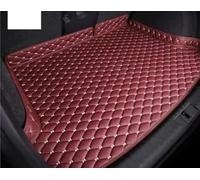 Alfombrillas De Cuero Sintético para Maletero De para Mercedes para Benz GLE W166 W167 GLE Coupé C292 C167 Interior Todos Los Modelos ATGCBCAUF(Wine Red,7 Seat 2020-2022)