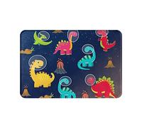Alfombrillas de dinosaurio para interiores y exteriores Las alfombrillas de entrada son fáciles de usar Alfombrillas antideslizantes absorbentes para puertas delanteras Las alfombrillas de bienvenid