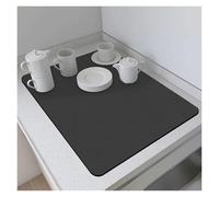 Alfombrillas de escritorio Estera for secar platos sólidos de café | Estante plegable for barra absorbente de encimera de cocina(Color-07,50x80cm)