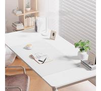 Alfombrillas de escritorio para computadora de oficina, alfombrillas de cuero para escribir, protector de mesa, alfombrillas para laptop, almohadilla de teclado con protector de bordes para el