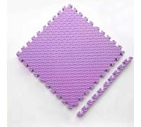 Alfombrillas de espuma entrelazadas suaves de 30 x 30 x 1,2 cm (9 alfombrillas) protectoras antideslizantes para el hogar, entrenamiento y ejercicio (morado)
