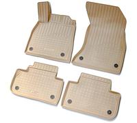 Alfombrillas de Goma 3D para Coche Audi Q5 SQ5 | Tipo FY | Año a Partir de 2017 | Ajuste Borde | Beige