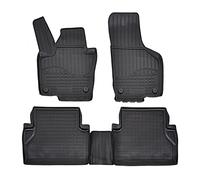| Alfombrillas de Goma 3D para Coche, compatibles con Sharan 2, a Partir de 2010, Ajuste Individual con Borde Alto Aprox. 4 - 5 cm, para Todas Las Condiciones climáticas, 4 Piezas
