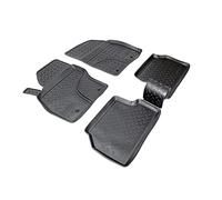 Alfombrillas de Goma 3D para Coche, Recambo compatibles con Ford Focus II, año 2007 2010, ajuste perfecto, con borde