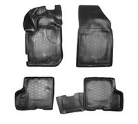 Alfombrillas de Goma 3D para Coche Renault Dacia Duster | HJD | a partir de 2018 | sin Compartimento Adicional | Ajuste Perfecto | con Borde | Color