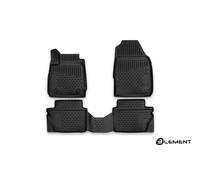 Alfombrillas de goma 3D para Ford Fiesta, 2011-2015,2015- , 4 uds