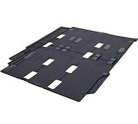 Alfombrillas de Goma adecuadas para autobús Shuttle Eurovan T5 T6 Felpudo de Goma Trasero (Compartimento de pasajeros)