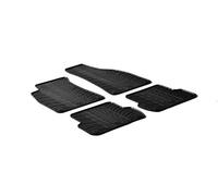Alfombrillas de Goma Compatible con Audi A4 8E 2001-2008 / Seat Exeo (Perfil T 4-Partes + Clips de Montaje)