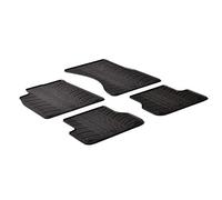 Alfombrillas de Goma Compatible con Audi A7 2010-2018 / A6 2011-2018 (Perfil T 4-Partes + Clips de Montaje)