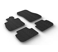 Alfombrillas de Goma Compatible con BMW Serie 1 (F40) HB 9/2019- (Perfil T 4-Partes + Clips de Montaje)