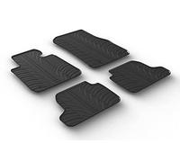 Alfombrillas de Goma Compatible con BMW Serie 2 F22 Coupé 2013- (Perfil T 4-Partes + Clips de Montaje)