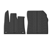 Gledring Alfombrillas de Goma Compatible con Citroën Berlingo/Opel Combo E/Peugeot Partner Cargo/Toyota Proace City 9/2019- (Perfil T 2-Partes + Clips de Montaje ovalo)