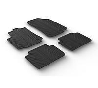 Alfombrillas de Goma Compatible con Citroën C3 Aircross 10/2017- (Perfil T 4-Partes + Clips de Montaje)