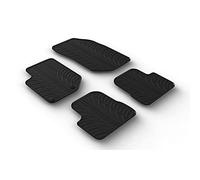 Alfombrillas de Goma Compatible con Citroën DS3 Crossback 2019- excl. Electric (Perfil T 4-Partes + Clips de Montaje)