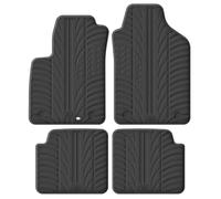 Alfombrillas de Goma Compatible con Fiat 500 2013-2019 & 2019- (Perfil T 4-Partes)