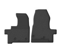 Alfombrillas de Goma Compatible con Ford Transit Custom Furgon/Kombi 2018-2022 (automático) (Perfil G 2-Partes + Clips de Montaje)
