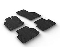Alfombrillas de Goma Compatible con Seat (+Cupra) Leon IV HB 5-Puertas & ST Sportstourer 2020- (Perfil T 4-Partes + Clips de Montaje)