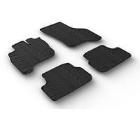 Alfombrillas de Goma Compatible con Volkswagen e-Golf VII 2014-2020 (Perfil T 4-Partes + Clips de Montaje)