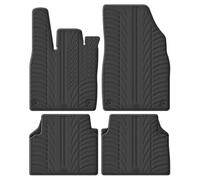 Alfombrillas de Goma Compatible con Volkswagen ID.3 2020- & Cupra Born 2021- & Skoda Elroq 2024- (Perfil T 4-Partes + Clips de Montaje)