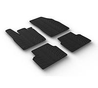 Alfombrillas de Goma Compatible con Volkswagen ID.3 2020- & Cupra Born 2021- & Skoda Elroq 2024- (Perfil T 4-Partes + Clips de Montaje)