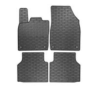 Alfombrillas de Goma Compatible con Volkswagen ID.4 / ID.5 2020- & Skoda Enyaq IV 2020- In oupé & Audi Q4 E-Tron (F4B) 2020- & Cupra Tavascan 2023- (4 Piezas + Sistema de fijación)