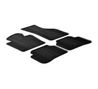 Alfombrillas de goma compatible con Volkswagen Passat 2010-2014 & Volkswagen Passat CC (Perfil T 4-partes + clips de montaje)