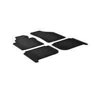 Alfombrillas de Goma Compatible con Volkswagen Touran 2003-2015 (Perfil T 4-Partes + Clips de Montaje)