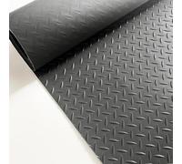 Alfombrillas de goma con placa de diamante, antideslizantes, impermeables, para garaje, gimnasio, cocina, exterior, granja, protección del coche