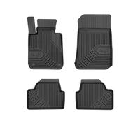 Alfombrillas de goma Nº 77 compatibles con BMW Serie 1 E81 E87 2004-2011 TPE negro 4 piezas