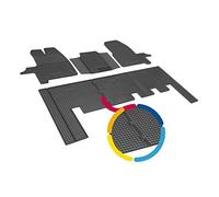 Alfombrillas de goma para Ford Transit y Tourneo Custom 2018 - Presente, segunda fila