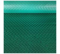 Alfombrillas de Goma para Suelos, Rollo de Alfombra de Goma for Suelo, Textura de Diamante, Multicolor, Varios tamaños, Garaje, gimnasios, Barcos(Green,1000x90cm/394x35.5")