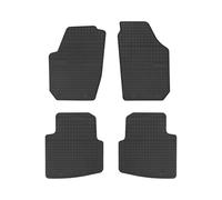 Alfombrillas de goma para Skoda Roomster 2006-2015 4 piezas Negro Frogum elToro