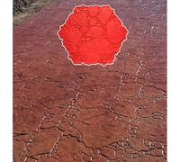 Alfombrillas de hormigón para pavimentación de bricolaje - Patrón de piedra realista al aire libre textura de losa almohadilla de cemento para caminos