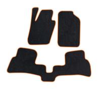 Alfombrillas De Moqueta Coche para VW para Polo 2011-actualidad Antideslizantes E Impermeables. Accesorios Interiores(Orange)