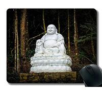 Alfombrillas de ratón Personalizadas, Cada día es un Nuevo día, Alfombrilla de ratón Budista con Borde Cosido