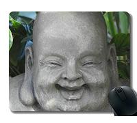 Alfombrillas de ratón personalizadas, cada mañana nacemos de nuevo. Lo que hacemos hoy es lo que más importa, la alfombrilla de ratón Buda con borde cosido