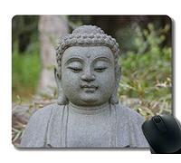 Alfombrillas de ratón personalizadas, La búsqueda del Buda, El concepto de enseñanza, Alfombrilla de ratón Buda con borde cosido
