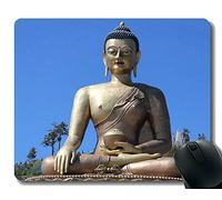 Alfombrillas de ratón Personalizadas, meditar, Calma y Calma, Buda Antideslizante Base de Goma Mousepad