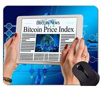 Alfombrillas de ratón Personalizadas, Money Bitcoin Capital Alfombrillas de ratón para Juegos rectangulares Personalizadas