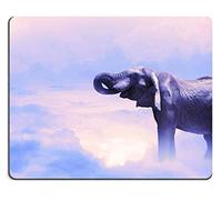 Alfombrillas de ratón Un Elefante de pie sobre Las Nubes místicas de Mat Custom Desktop Desktop Gaming Mouse Pad (Mouse Pad/Gaming Mouse Pad)